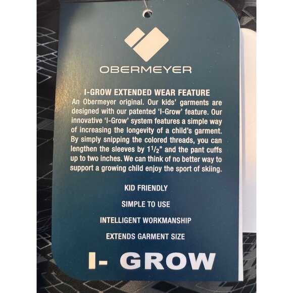 Obermeyer Warp Size 3 Small Boys Snow Bibs Ski Pants NWT $99 - Picture 11 of 12